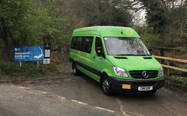 A sign of summer - The RSPB Arne shuttle returns image