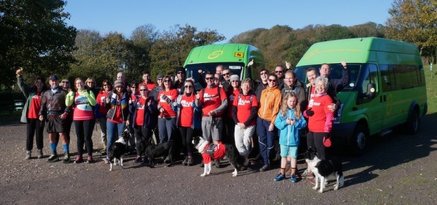 Walkers group make £17,000 for brain tumour charity – with support from Dorset Community Transport image
