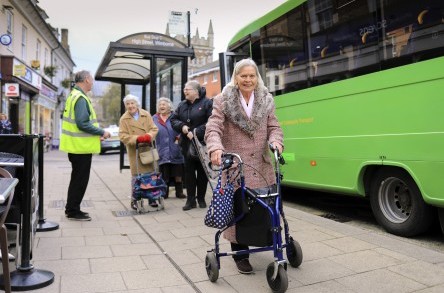 Dorset Community Transport saves the day for last-minute Christmas shoppers! image